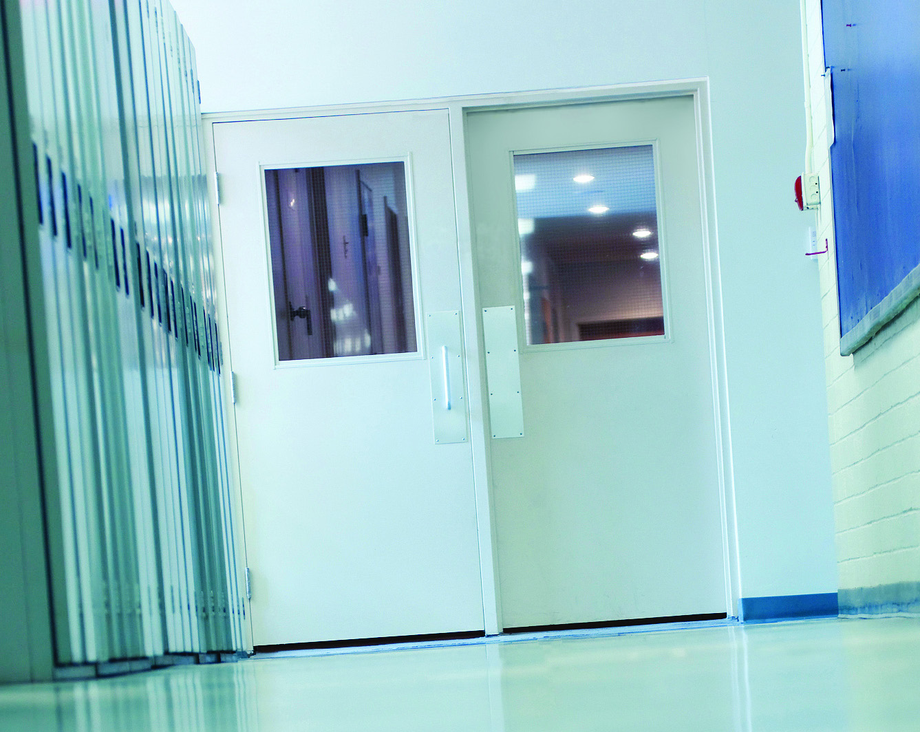 Commercial hollow metal doors, frames, wood doors, and hardware